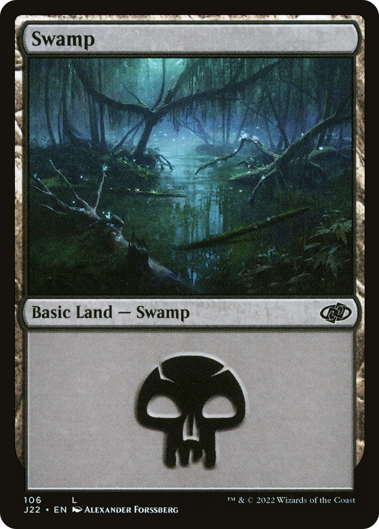 Swamp (106) (106) [Jumpstart 2022] - Deck Out Gaming