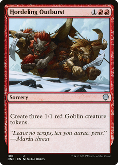 Hordeling Outburst (100) [Commander: Phyrexia: All Will Be One] - Deck Out Gaming