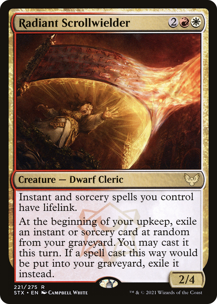 Radiant Scrollwielder (221) [Strixhaven: School of Mages] - Deck Out Gaming