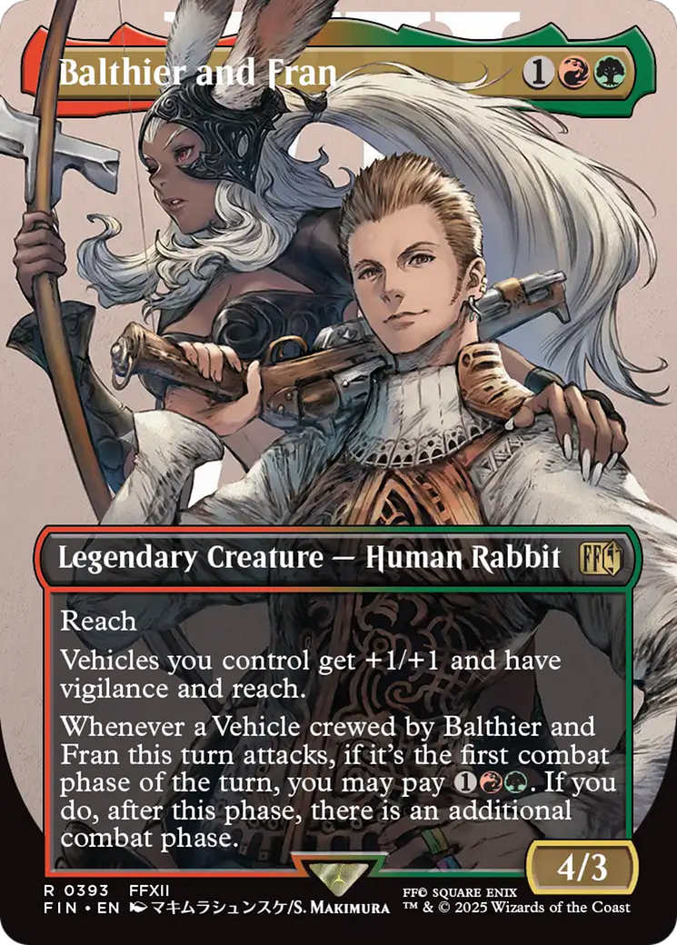 Balthier and Fran (393) [FINAL FANTASY] foil - Deck Out Gaming