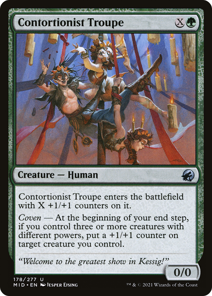 Contortionist Troupe (178) [Innistrad: Midnight Hunt] foil - Deck Out Gaming