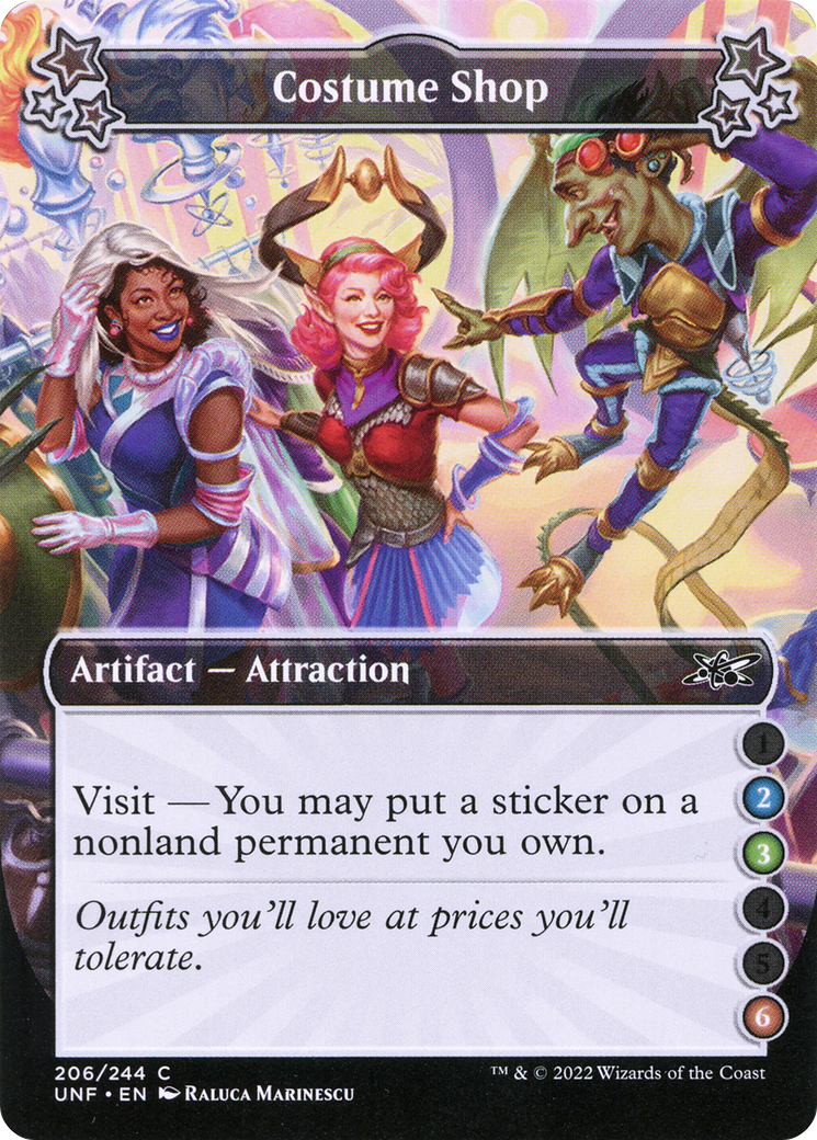 Costume Shop (2-3-6) (206) [Unfinity] foil - Deck Out Gaming