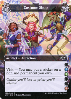 Costume Shop (2-3-6) (206) [Unfinity] foil - Deck Out Gaming