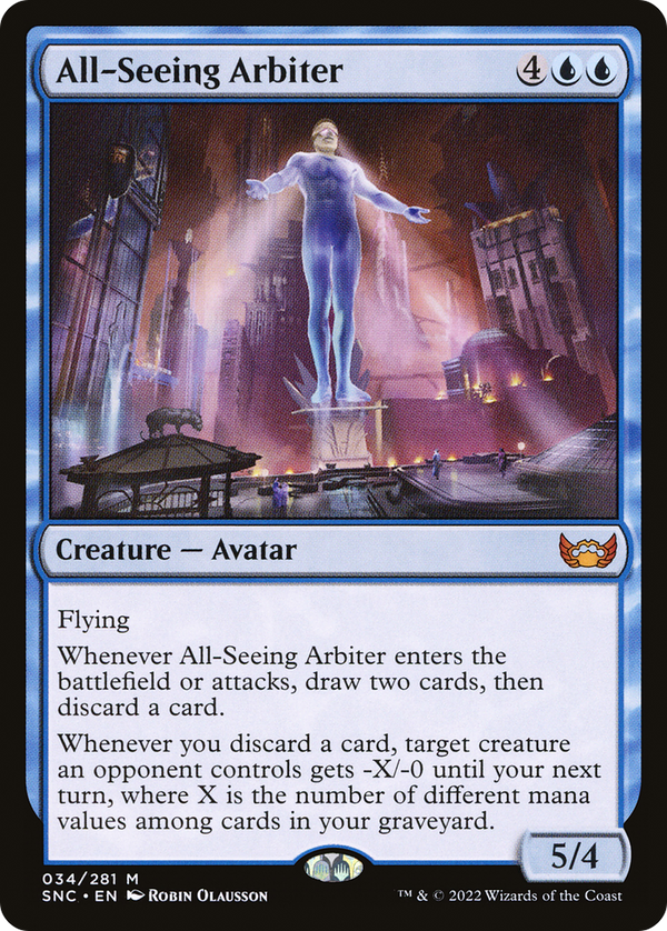 All-Seeing Arbiter (34) [Streets of New Capenna] foil - Deck Out Gaming