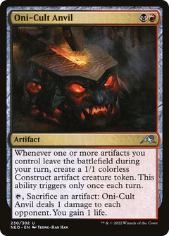 Oni-Cult Anvil (230) [Kamigawa: Neon Dynasty] - Deck Out Gaming
