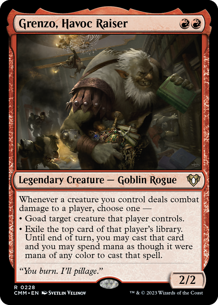 Grenzo, Havoc Raiser (228) [Commander Masters] foil - Deck Out Gaming