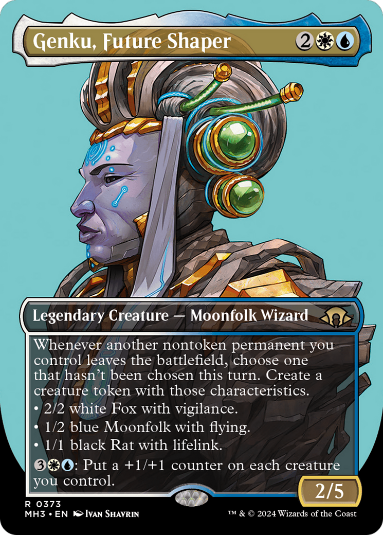 Genku, Future Shaper (Borderless) (373) [Modern Horizons 3] - Deck Out Gaming