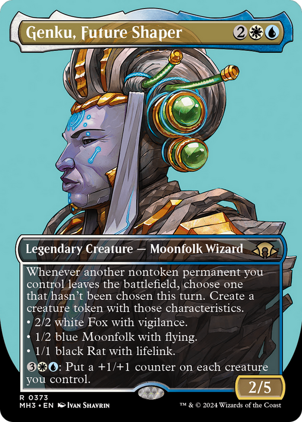 Genku, Future Shaper (Borderless) (373) [Modern Horizons 3] foil - Deck Out Gaming