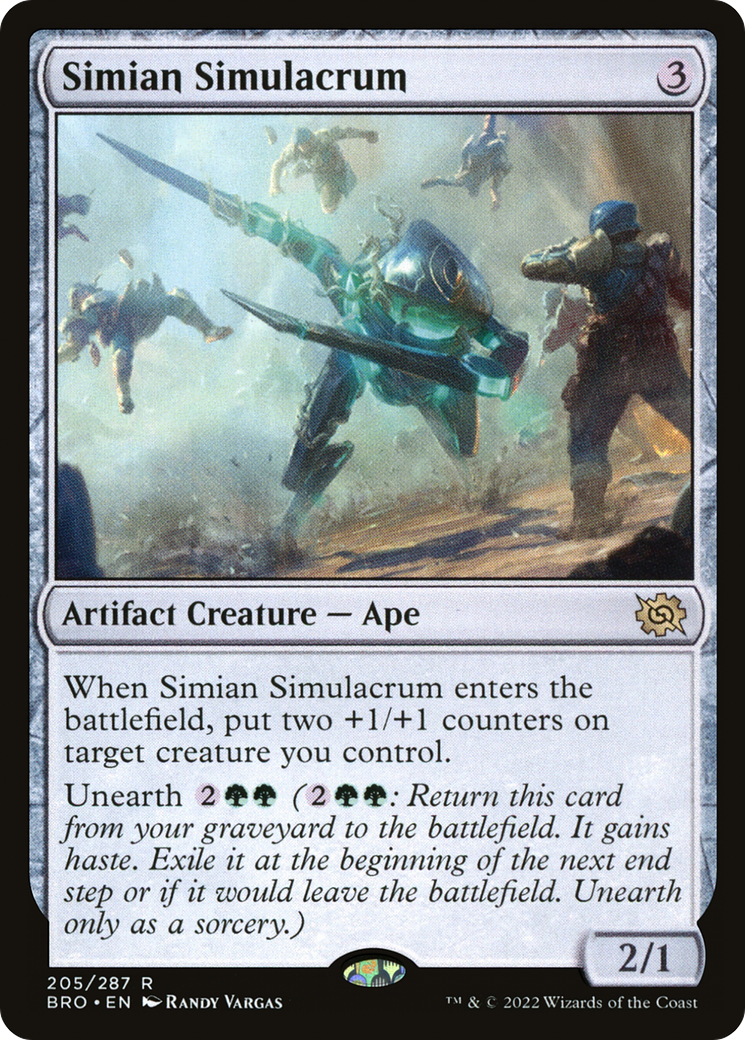 Simian Simulacrum (205) [The Brothers' War] - Deck Out Gaming