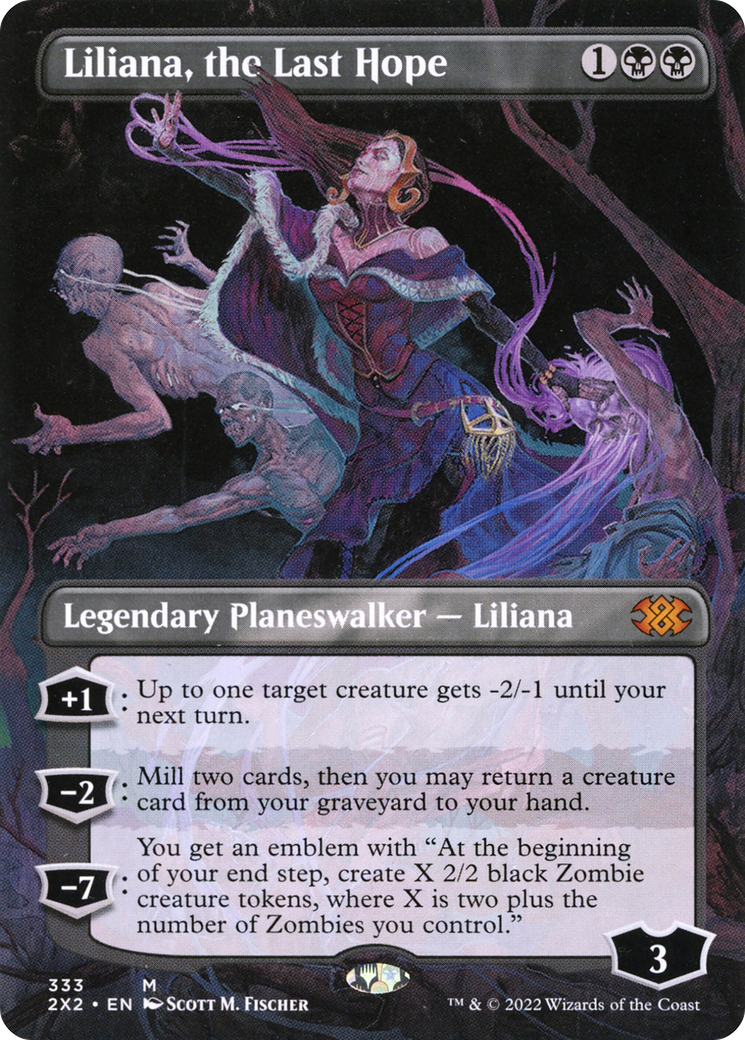 Liliana, the Last Hope (Borderless) (333) [Double Masters 2022] - Deck Out Gaming
