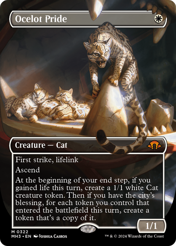 Ocelot Pride (Borderless) (322) [Modern Horizons 3] - Deck Out Gaming