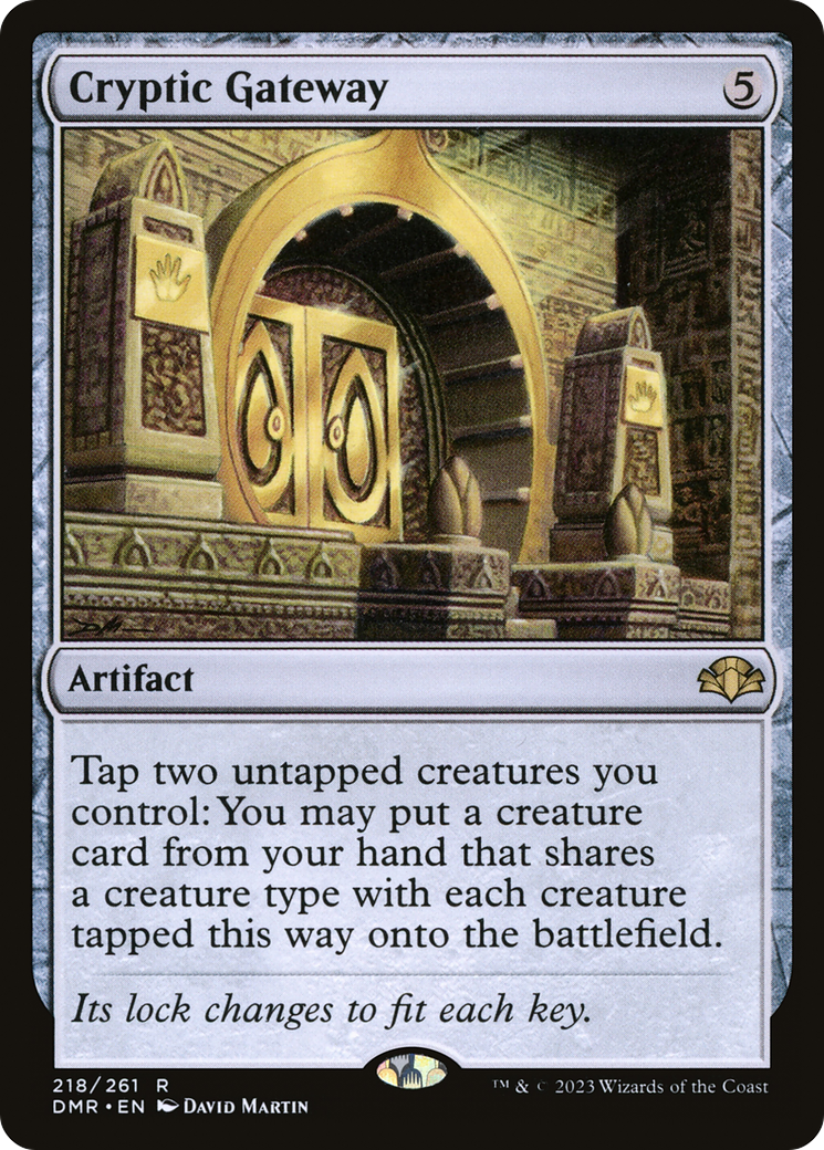 Cryptic Gateway (218) [Dominaria Remastered] foil - Deck Out Gaming