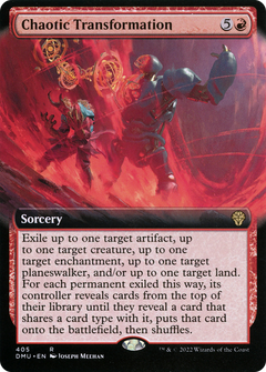 Chaotic Transformation (Extended Art) (405) [Dominaria United] foil - Deck Out Gaming