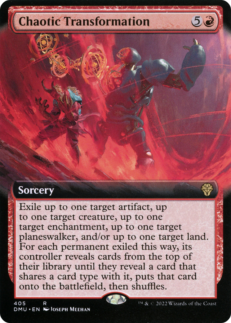 Chaotic Transformation (Extended Art) (405) [Dominaria United] - Deck Out Gaming