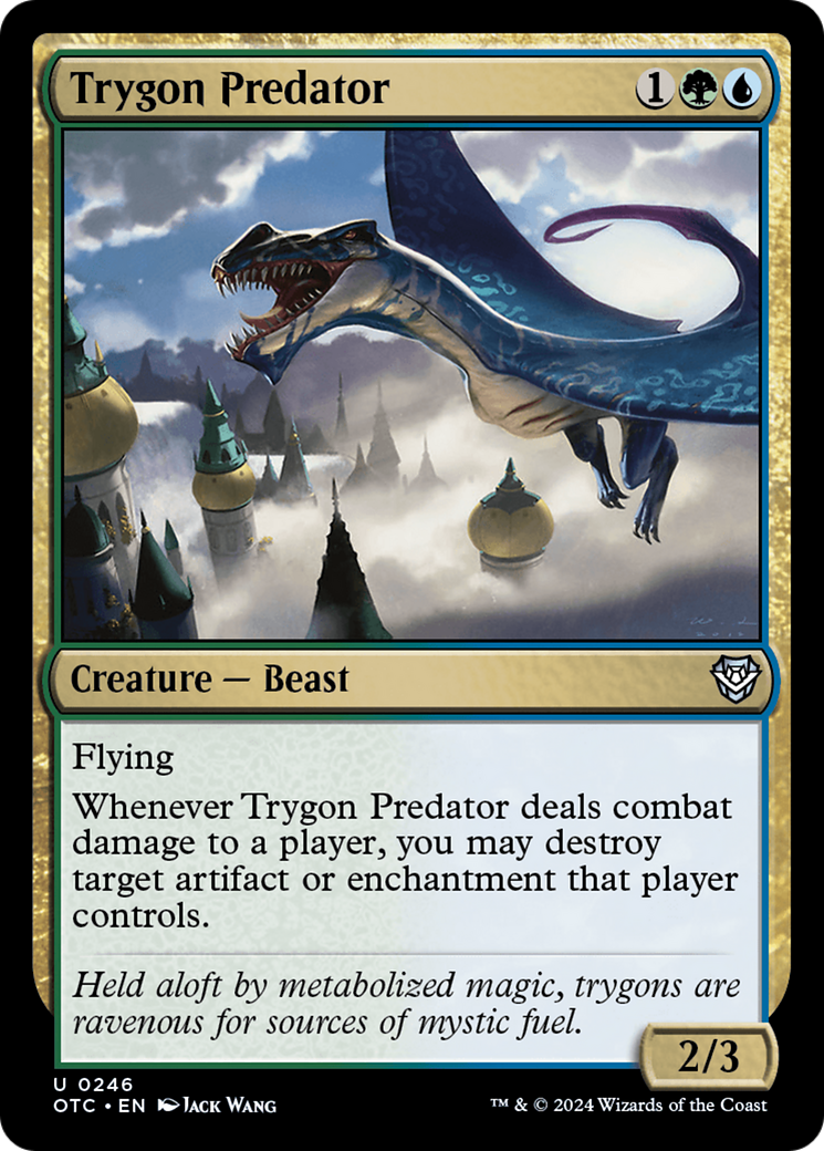 Trygon Predator (246) [Outlaws of Thunder Junction Commander] - Deck Out Gaming
