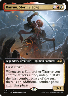 Raiyuu, Storm's Edge (Extended Art) (491) [Kamigawa: Neon Dynasty] - Deck Out Gaming