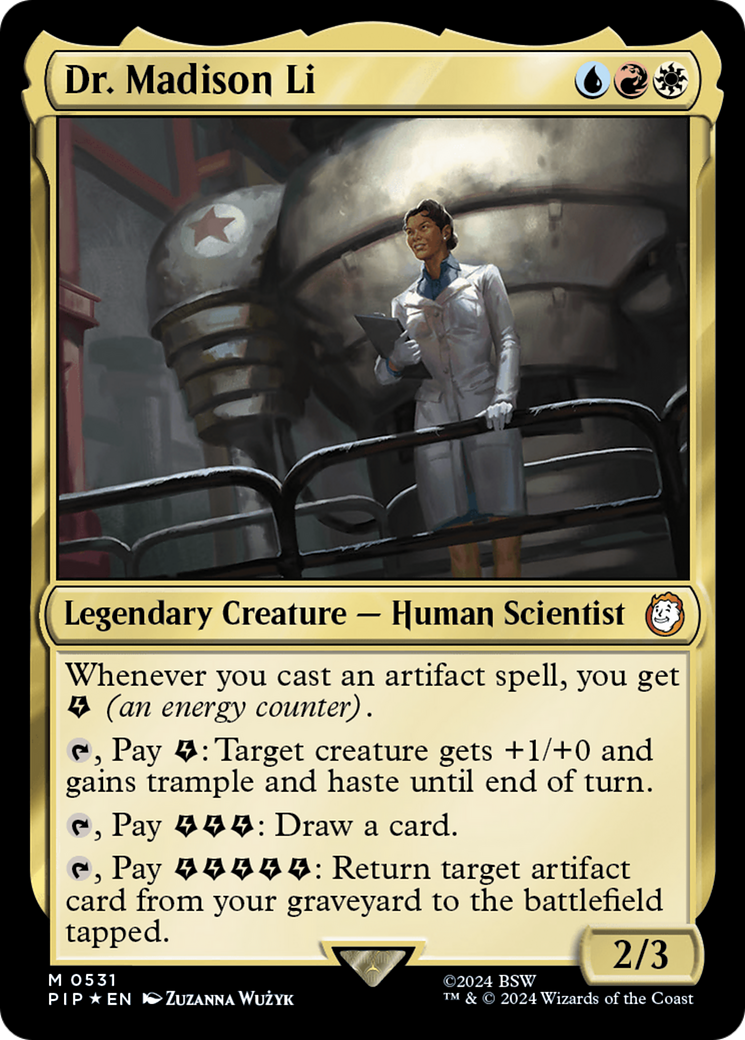 Dr. Madison Li (Surge Foil) (531) [Fallout] foil - Deck Out Gaming