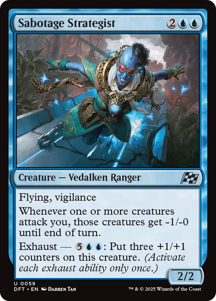 Sabotage Strategist (59) [Aetherdrift] foil - Deck Out Gaming