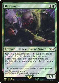 Biophagus (Surge Foil) (87) [Warhammer 40,000 Commander] foil - Deck Out Gaming