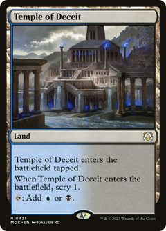 Temple of Deceit (431) [March of the Machine Commander] - Deck Out Gaming