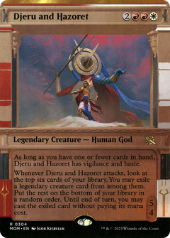 Djeru and Hazoret (Showcase) (304) [March of the Machine] foil - Deck Out Gaming
