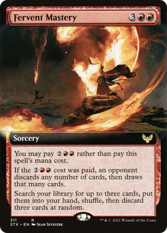 Fervent Mastery (Extended Art) (311) [Strixhaven: School of Mages] foil - Deck Out Gaming