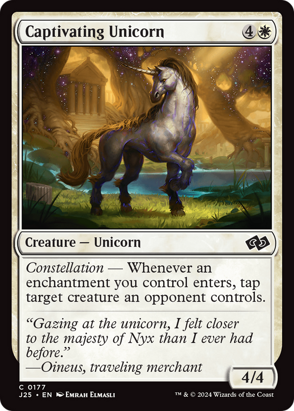 Captivating Unicorn (177) [Foundations Jumpstart] - Deck Out Gaming