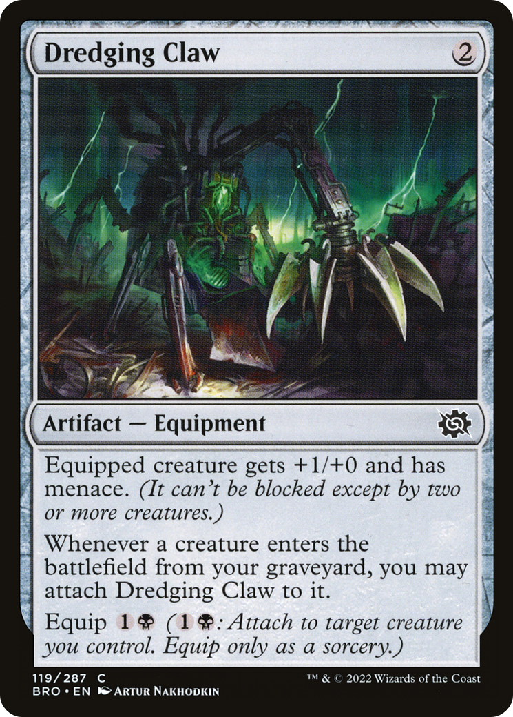 Dredging Claw (119) [The Brothers' War] foil - Deck Out Gaming