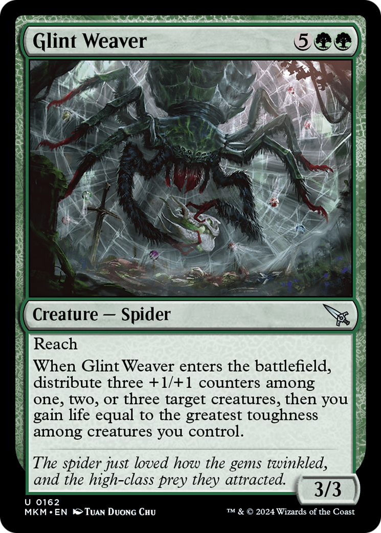 Glint Weaver (162) [Murders at Karlov Manor] foil - Deck Out Gaming