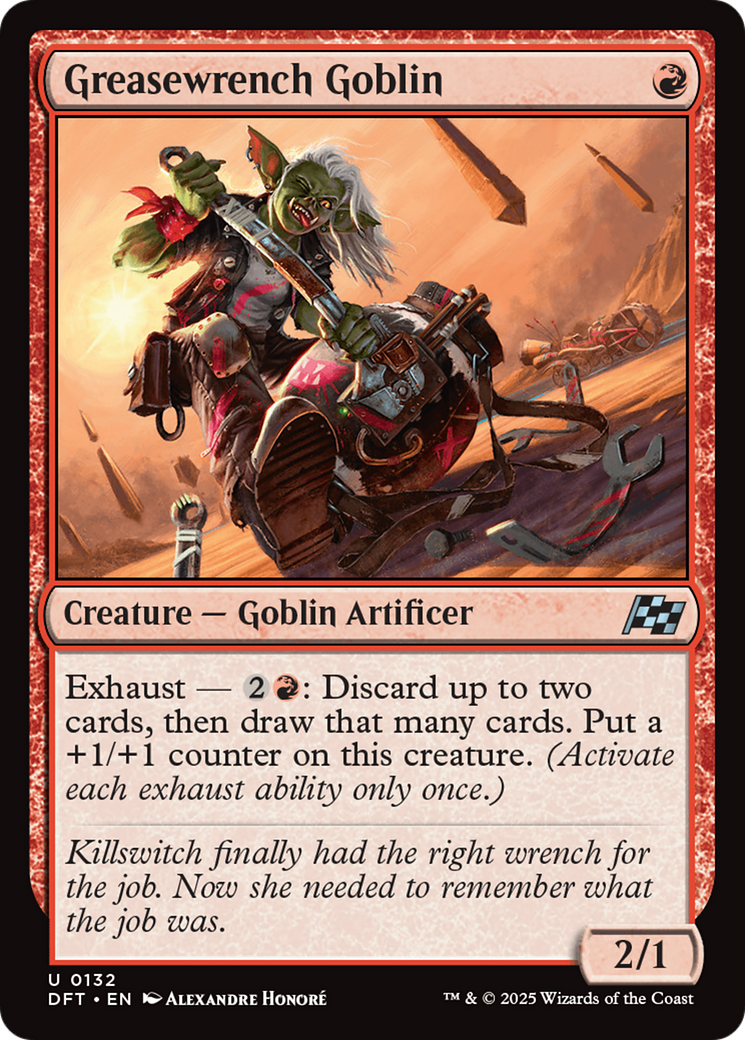 Greasewrench Goblin (132) [Aetherdrift] - Deck Out Gaming