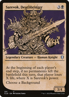 Sarevok, Deathbringer (Showcase) (391) [Commander Legends: Battle for Baldur's Gate] foil - Deck Out Gaming