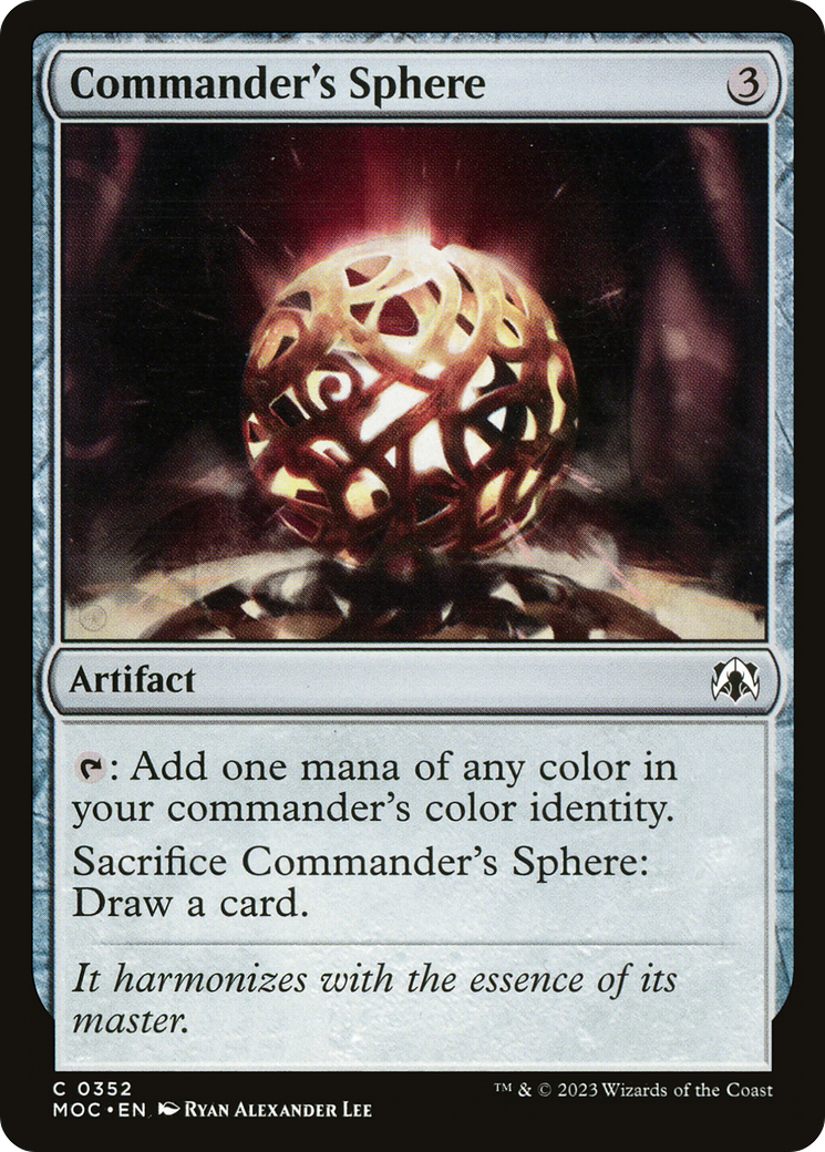 Commander's Sphere (352) [March of the Machine Commander] - Deck Out Gaming