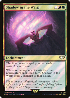 Shadow in the Warp (Surge Foil) (140) [Warhammer 40,000 Commander] foil - Deck Out Gaming