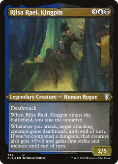 Rilsa Rael, Kingpin (550) [Commander Legends: Battle for Baldur's Gate] etched - Deck Out Gaming