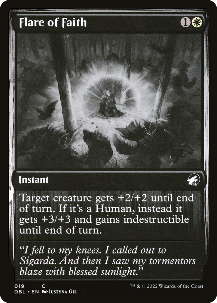 Flare of Faith (19) [Innistrad: Double Feature] - Deck Out Gaming