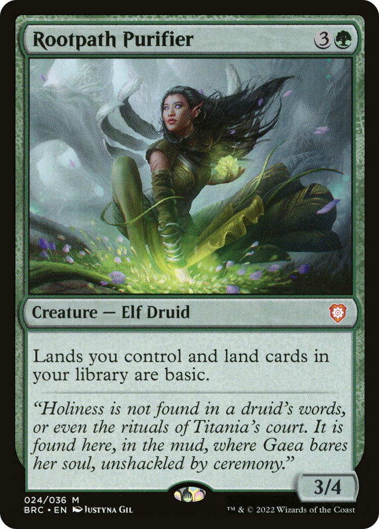 Rootpath Purifier (24) [The Brothers' War Commander] foil - Deck Out Gaming
