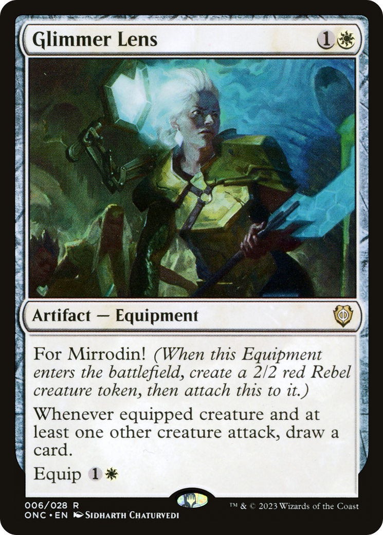 Glimmer Lens (6) [Phyrexia: All Will Be One Commander] - Deck Out Gaming