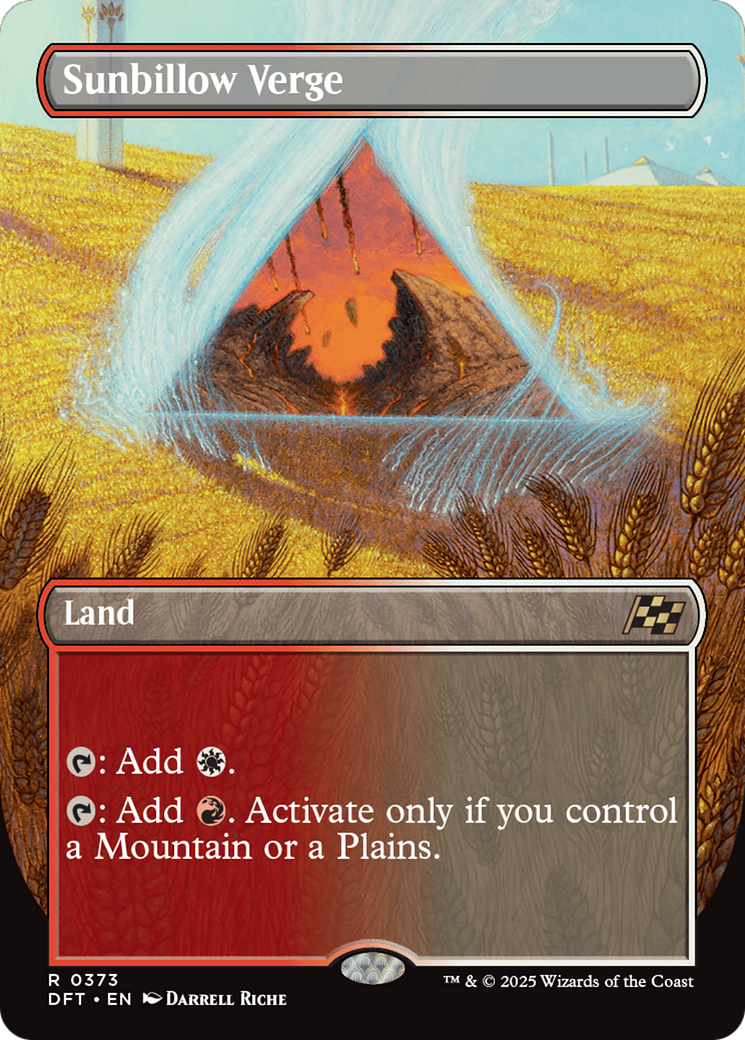 Sunbillow Verge (Borderless) (373) [Aetherdrift] foil - Deck Out Gaming