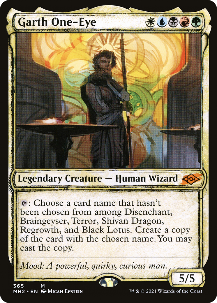 Garth One-Eye (Showcase) (365) [Modern Horizons 2] - Deck Out Gaming