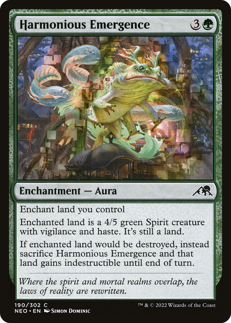 Harmonious Emergence (190) [Kamigawa: Neon Dynasty] - Deck Out Gaming