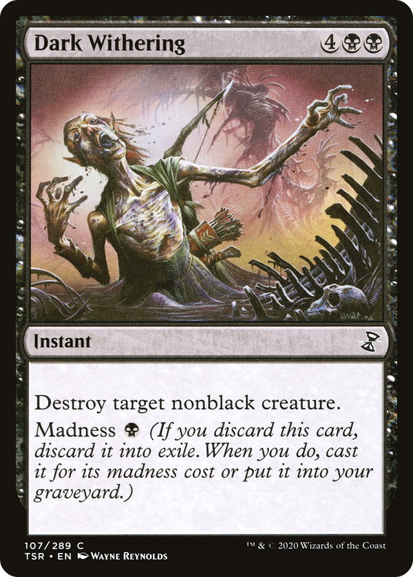 Dark Withering (107) [Time Spiral Remastered] - Deck Out Gaming
