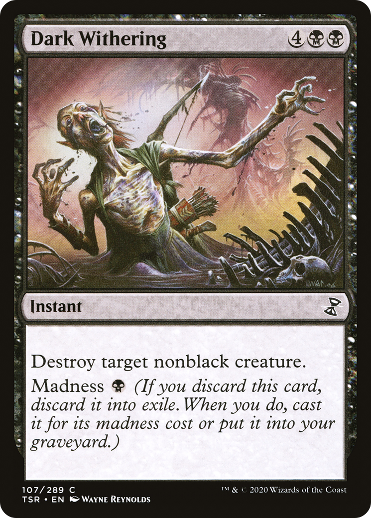 Dark Withering (107) [Time Spiral Remastered] - Deck Out Gaming