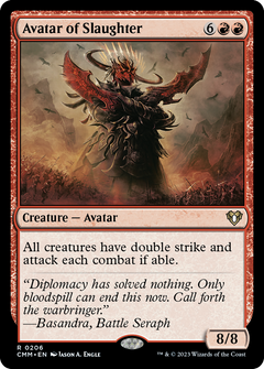 Avatar of Slaughter (206) [Commander Masters] foil - Deck Out Gaming
