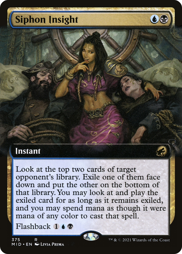 Siphon Insight (Extended Art) (375) [Innistrad: Midnight Hunt] - Deck Out Gaming