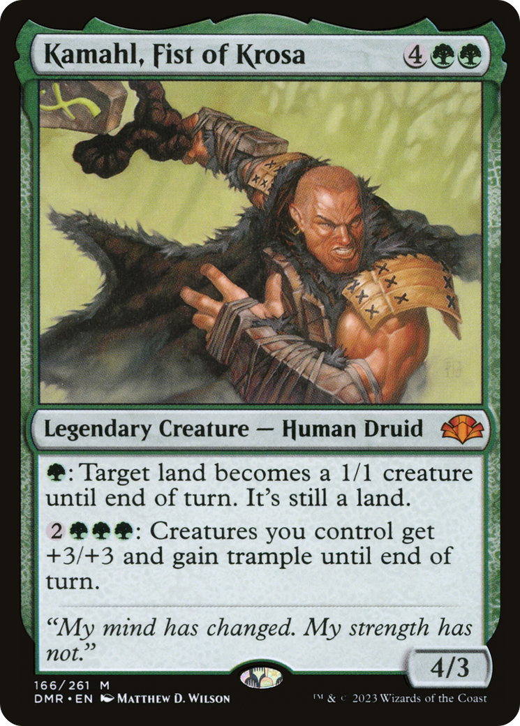 Kamahl, Fist of Krosa (166) [Dominaria Remastered] - Deck Out Gaming