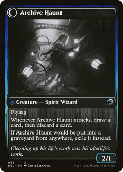 Overwhelmed Archivist (68) [Innistrad: Double Feature] - Deck Out Gaming