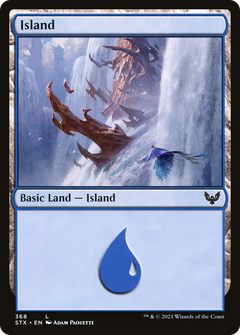 Island (368) (368) [Strixhaven: School of Mages] foil - Deck Out Gaming