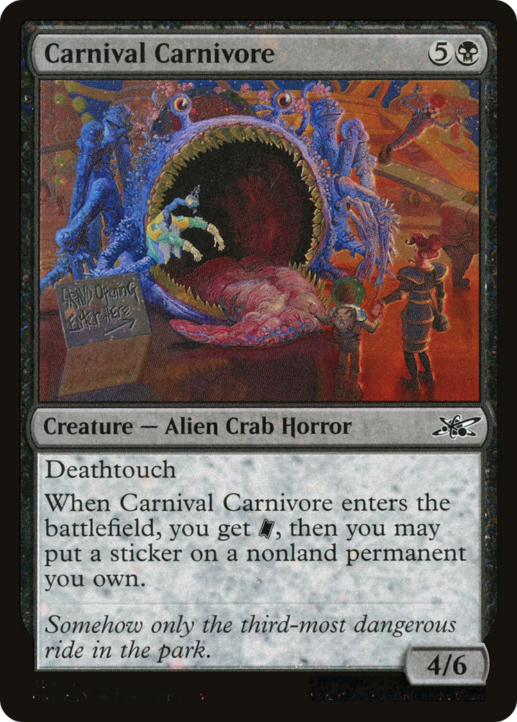 Carnival Carnivore (Galaxy Foil) (354) [Unfinity] foil - Deck Out Gaming