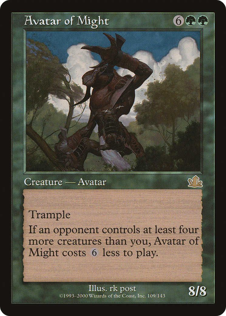 Avatar of Might (109) [Prophecy] foil - Deck Out Gaming