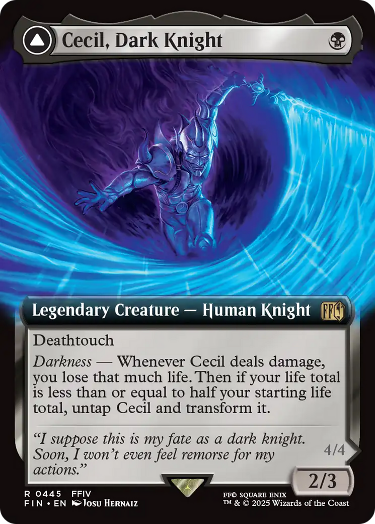 Cecil, Dark Knight // Cecil, Redeemed Paladin (445) [FINAL FANTASY] foil - Deck Out Gaming